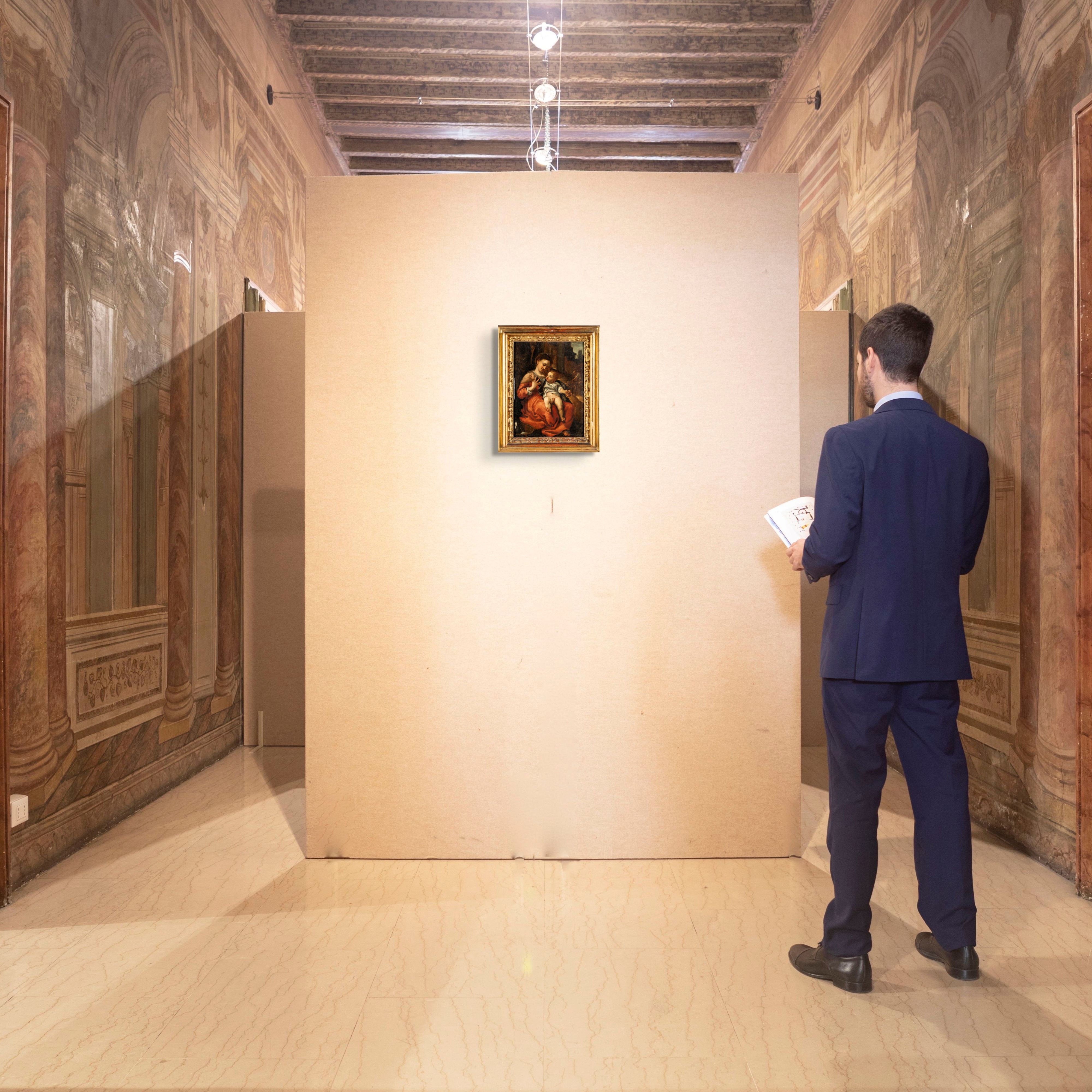 Antonio Allegri Detto il Correggio - Correggio (Antonio Allegri), Madonna della Cesta, olio su ta...