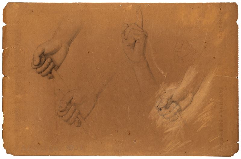 Studi di braccio e mani