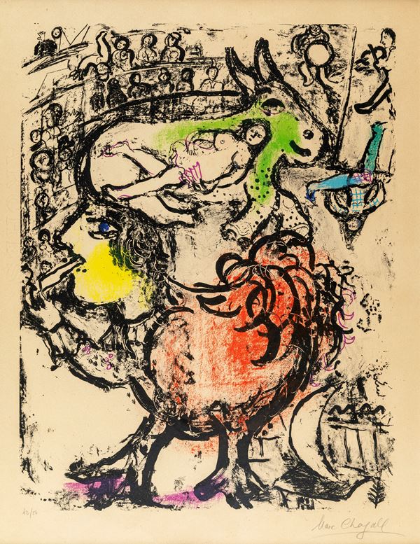 Marc Chagall - Pirouette au cirque