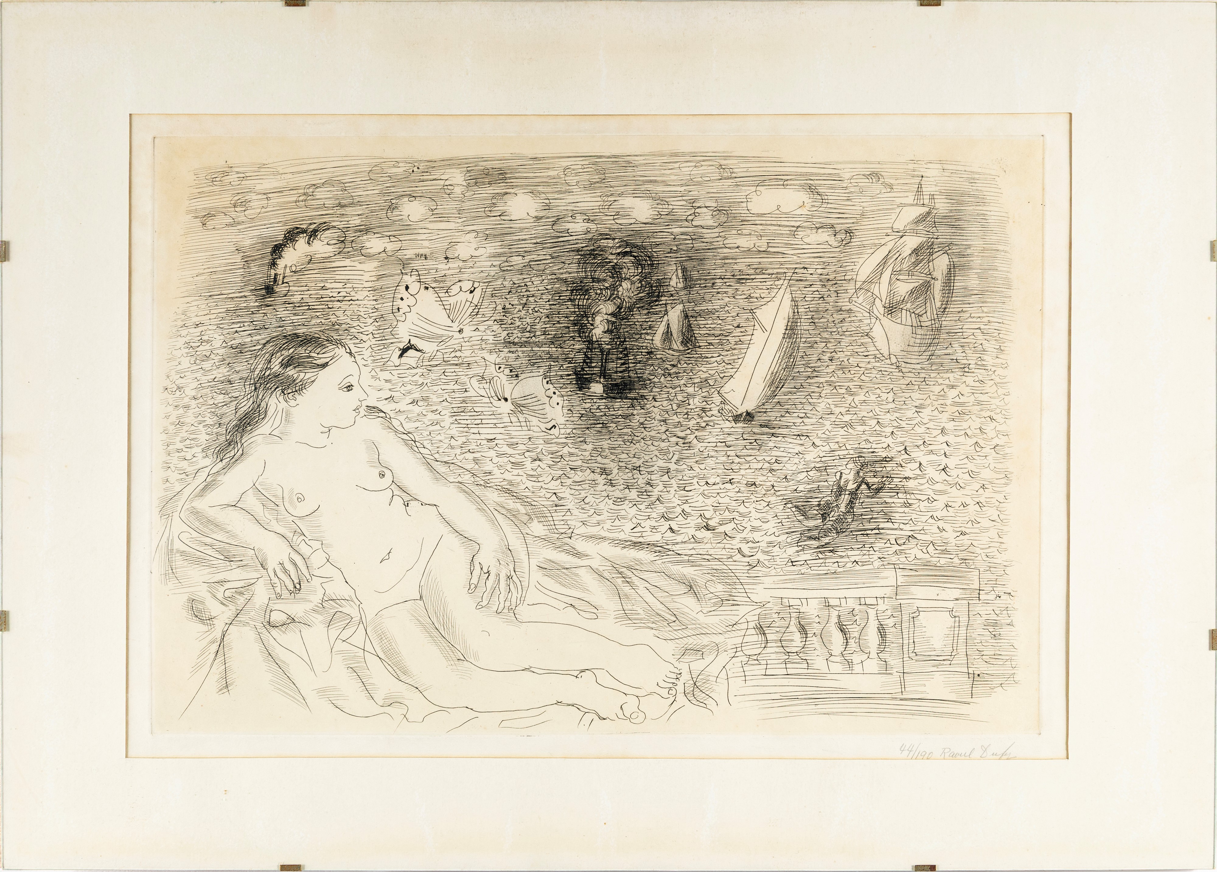 Bather before the sea