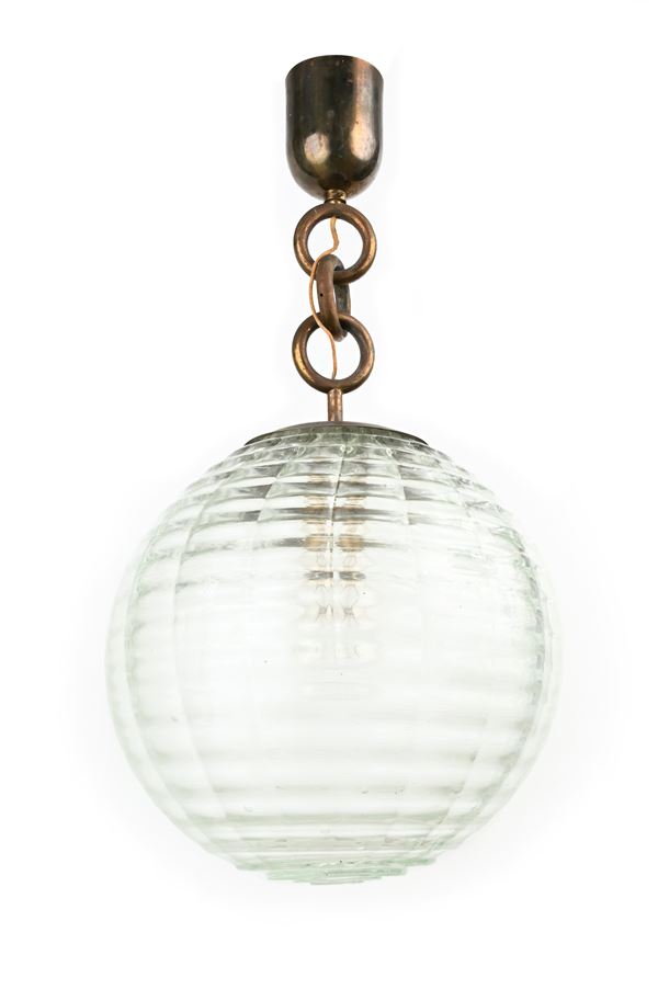 Lampadario a sospensione mod. 5258 prod. Venini