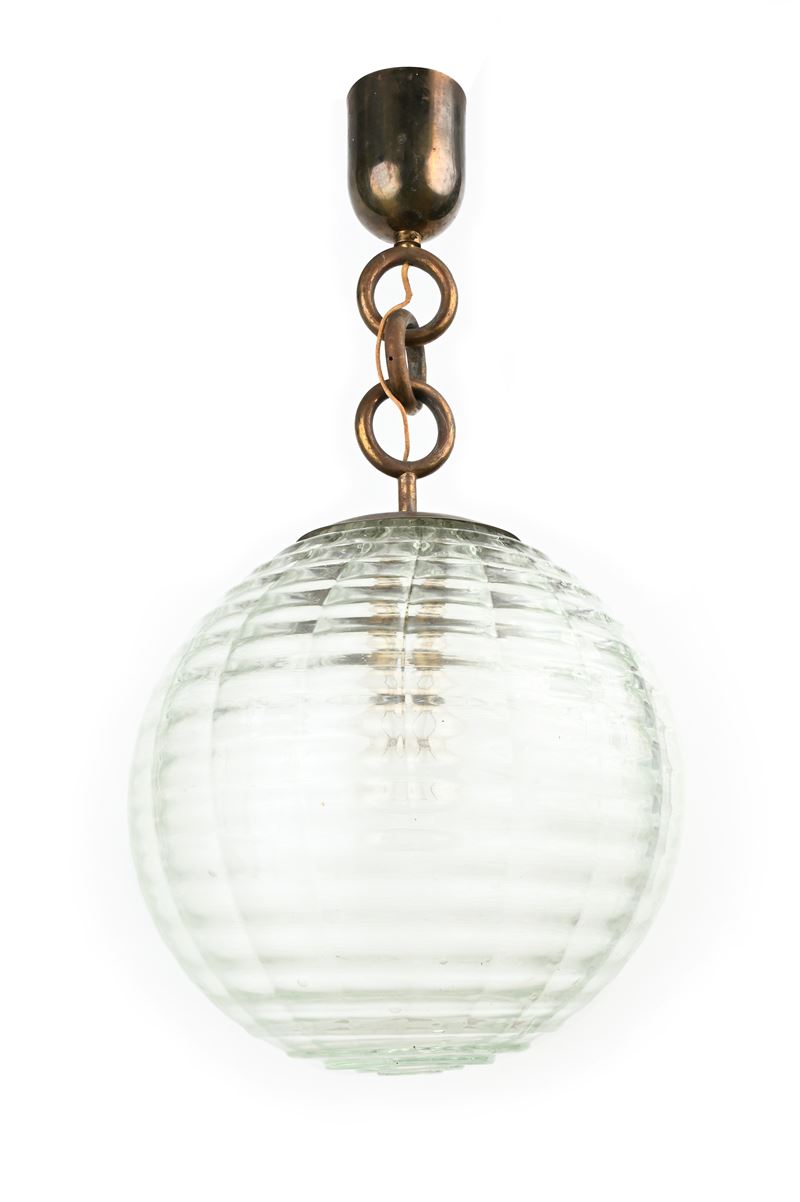 Lampadario a sospensione mod. 5258 prod. Venini