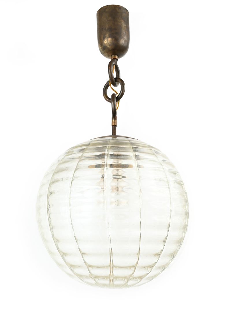 Lampadario a sospensione mod. 5282 produzione Venini