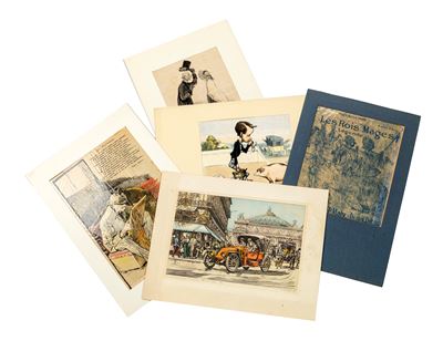 Daumier Lith; Telemaco Signorini; Les Rois Mages; Renault a place de L'opera Paris; Le jeune Esta...