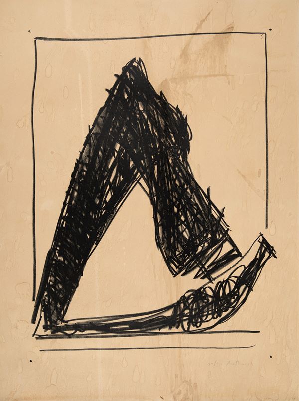 Robert Motherwell : Summertime in Italy (With crayon)  (1966)  - Litografia - Asta Grafica Internazionale e Multipli d'Autore - Casa d'Aste Arcadia