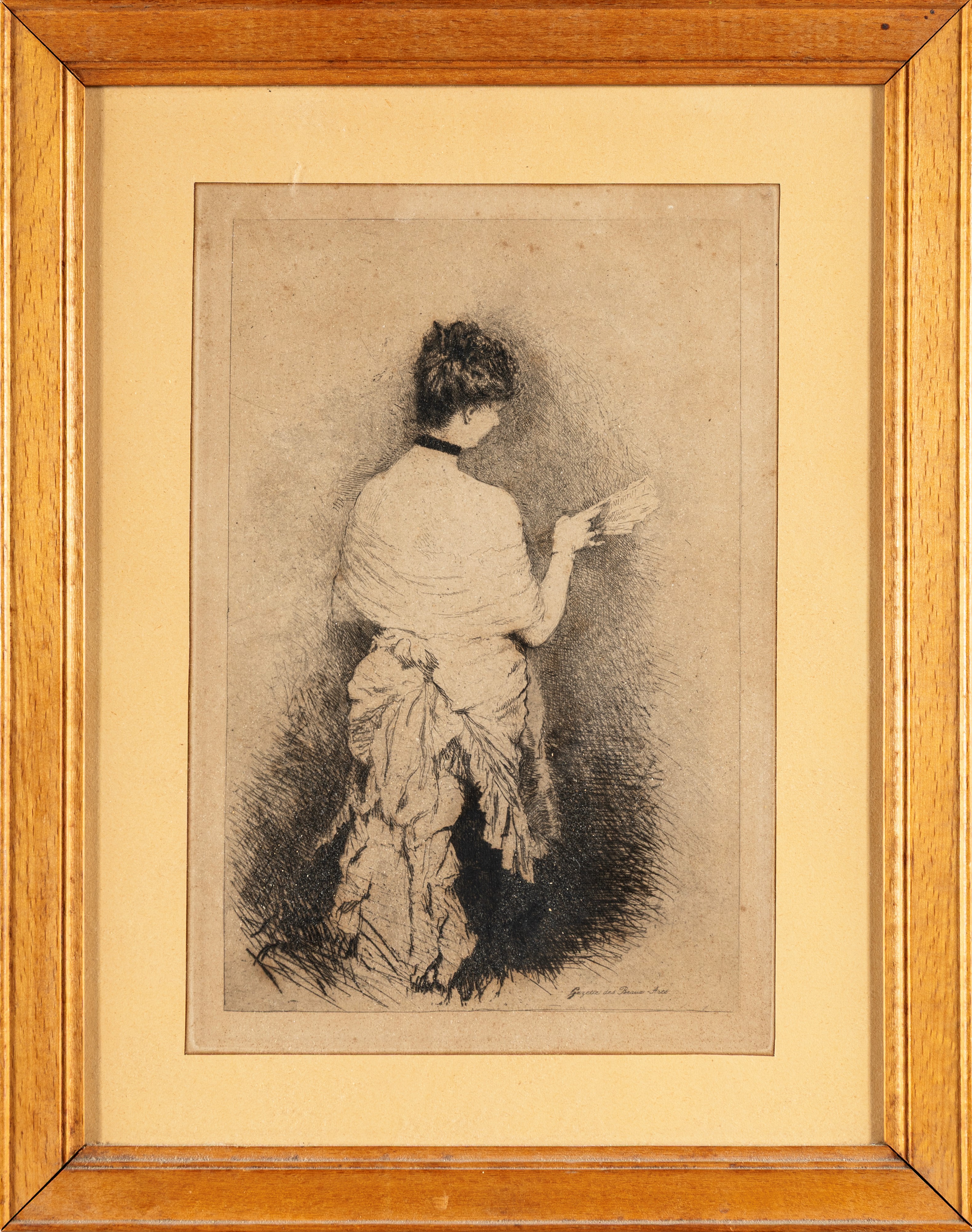 Jeune femme vue de dos