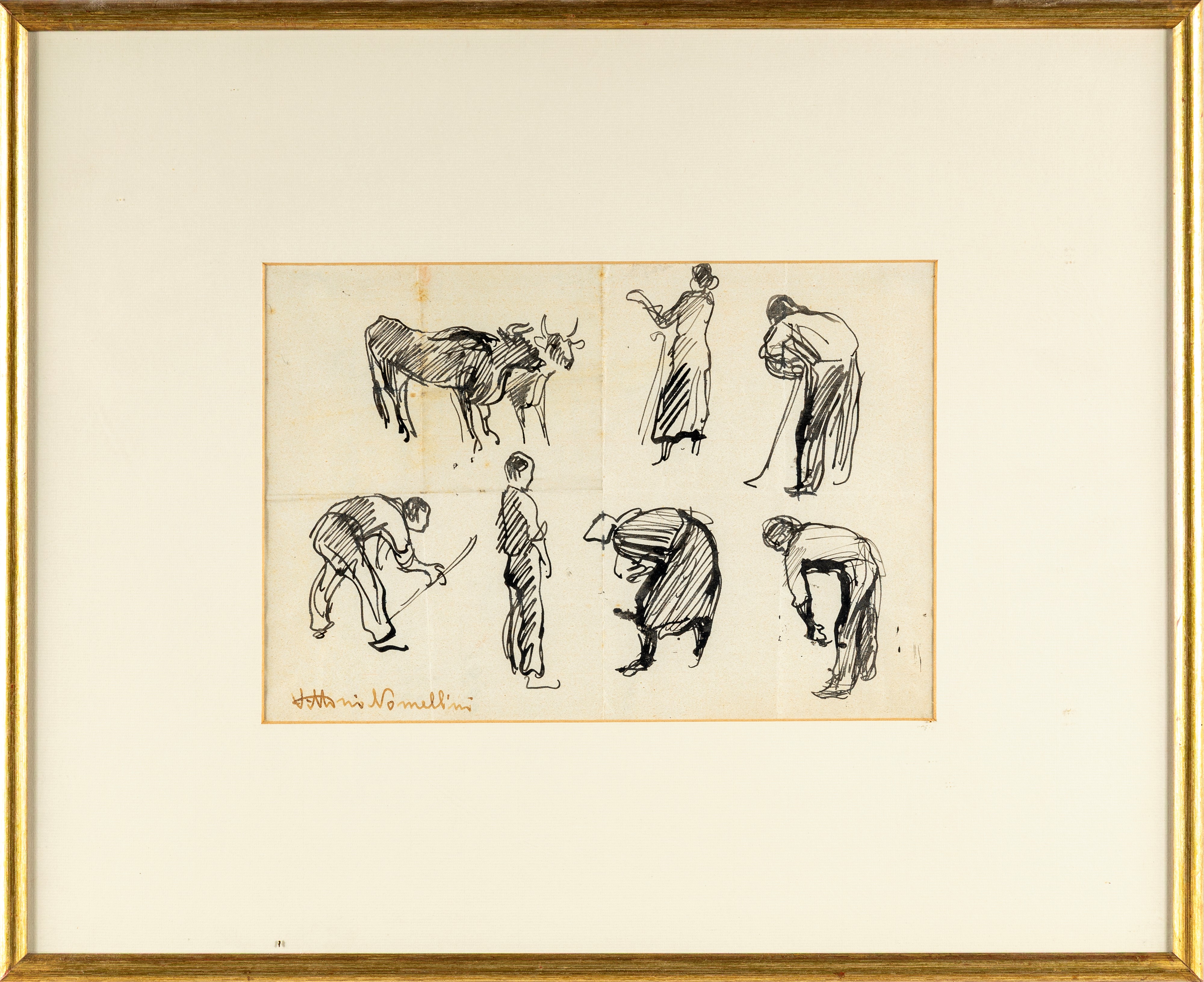 Studio di figure e di animali