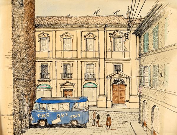Cesare Peruzzi - Piazza di Recanati