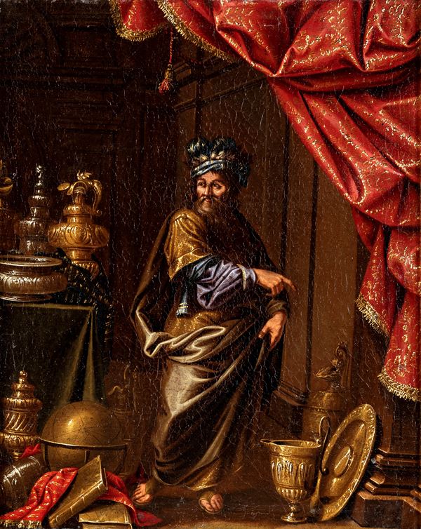 Filosofo orientale tra ricchezze e simboli del sapere