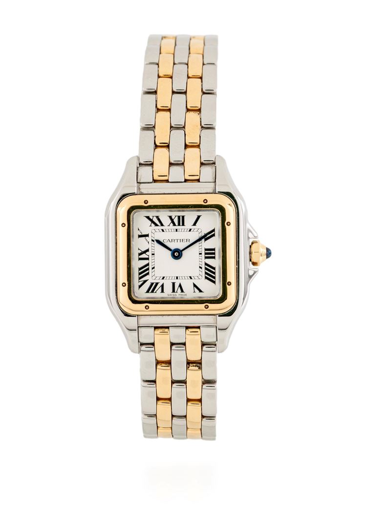 Cartier “Panthère” medio in acciaio ed oro