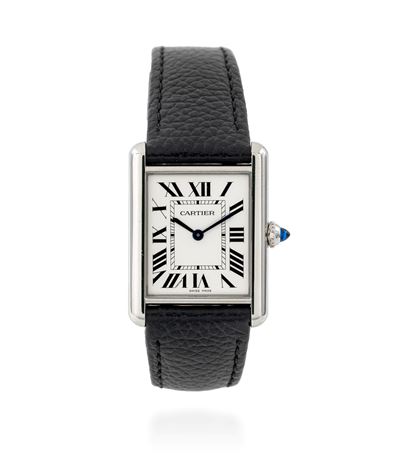 Cartier, Tank Must Grande in acciaio, ref. WSTA9136