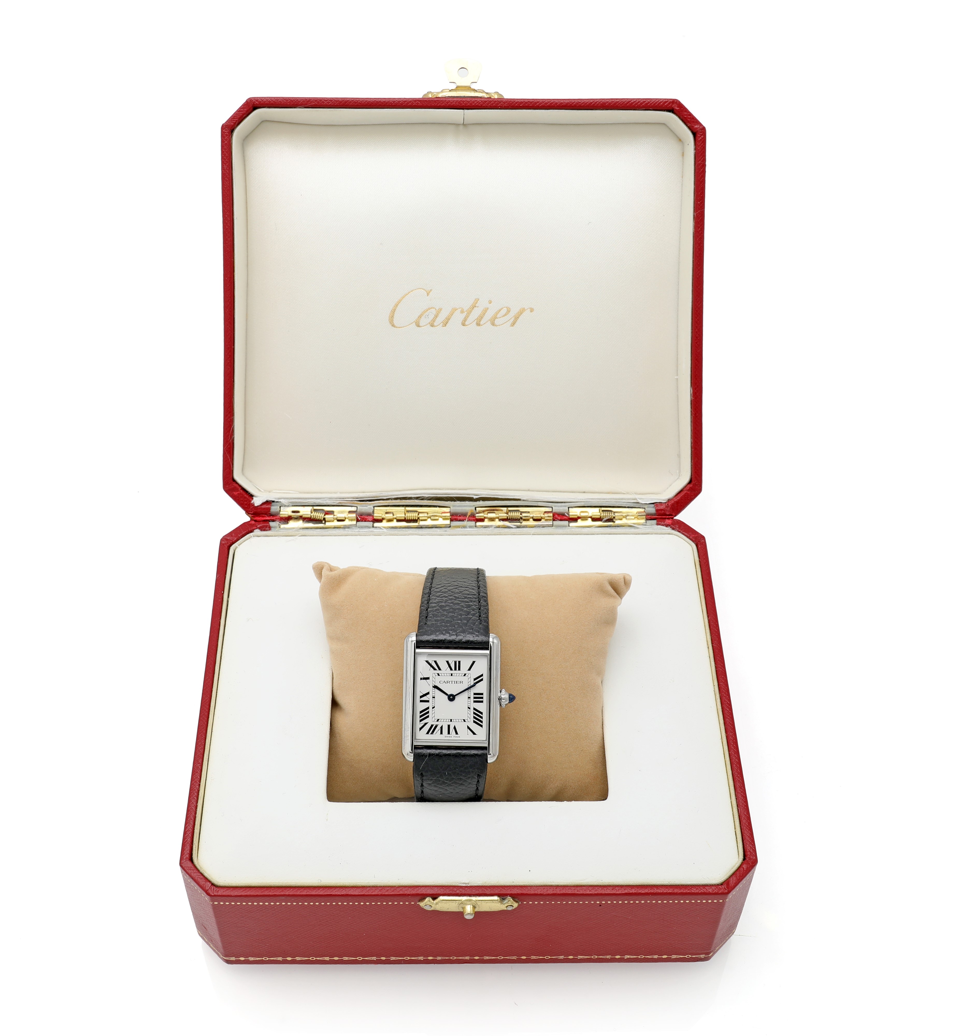 Cartier, Tank Must Grande in acciaio, ref. WSTA9136
