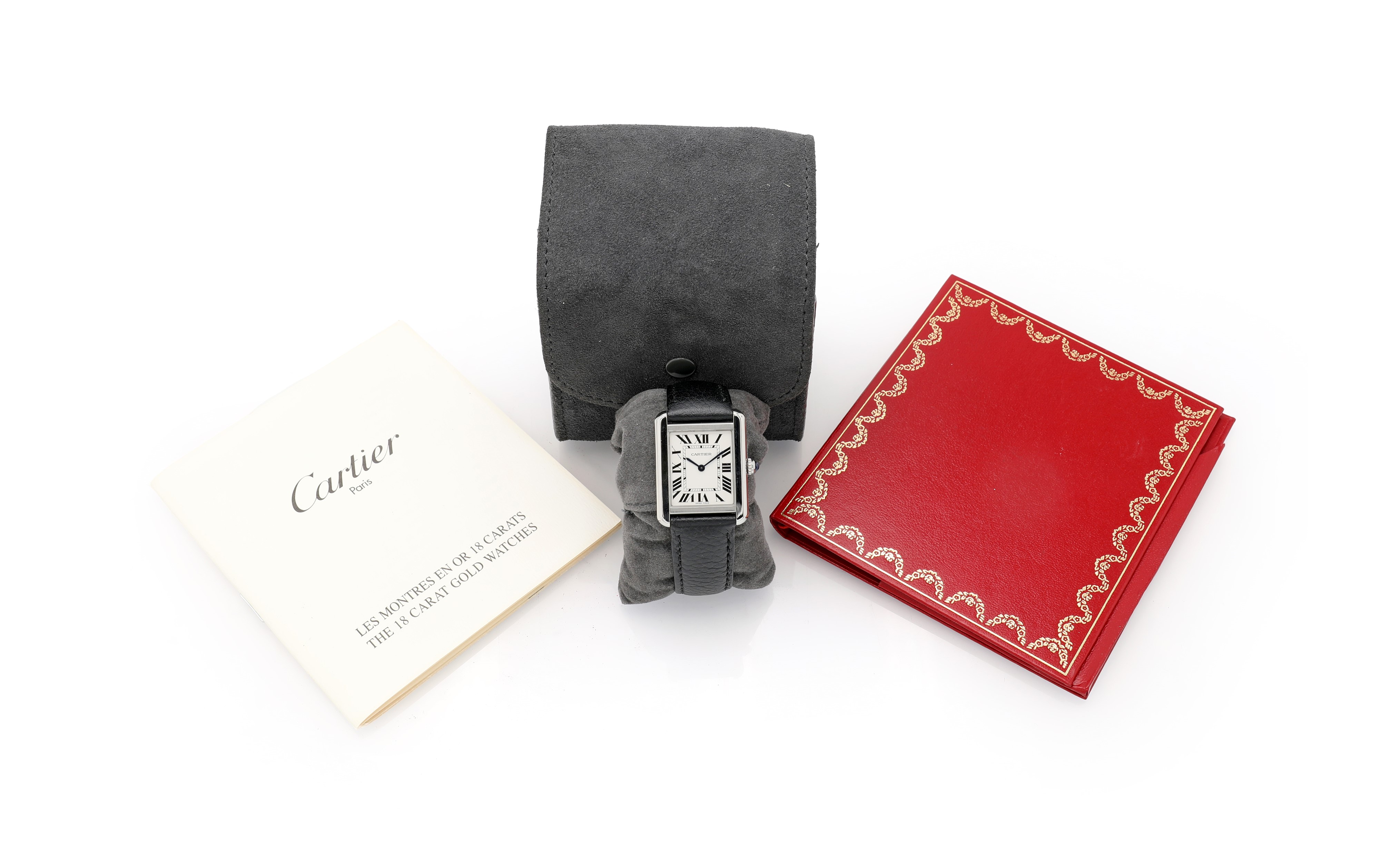 Cartier “Tank Solo” in acciaio