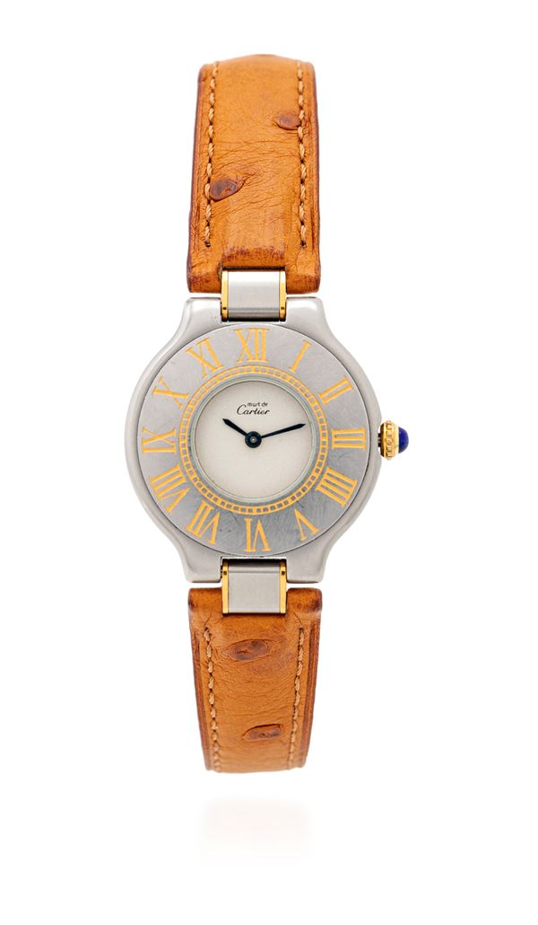 Cartier must de Cartier 21 in acciaio ed oro