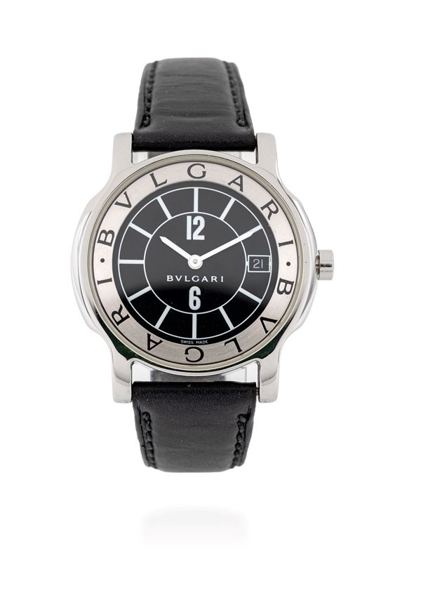 Bulgari “Solotempo” in acciaio