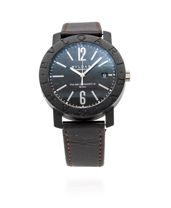 Bulgari modello “CARBONGOLD” in titanio