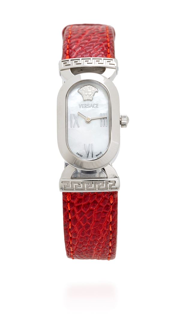 Orologio Versace Faubourg de Paris in acciao  - Asta Importanti Orologi da Polso e da Tasca - Casa d'Aste Arcadia