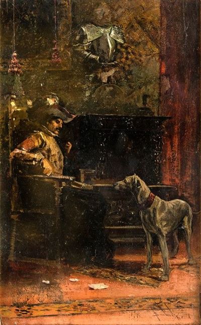 Interno con Cavaliere
