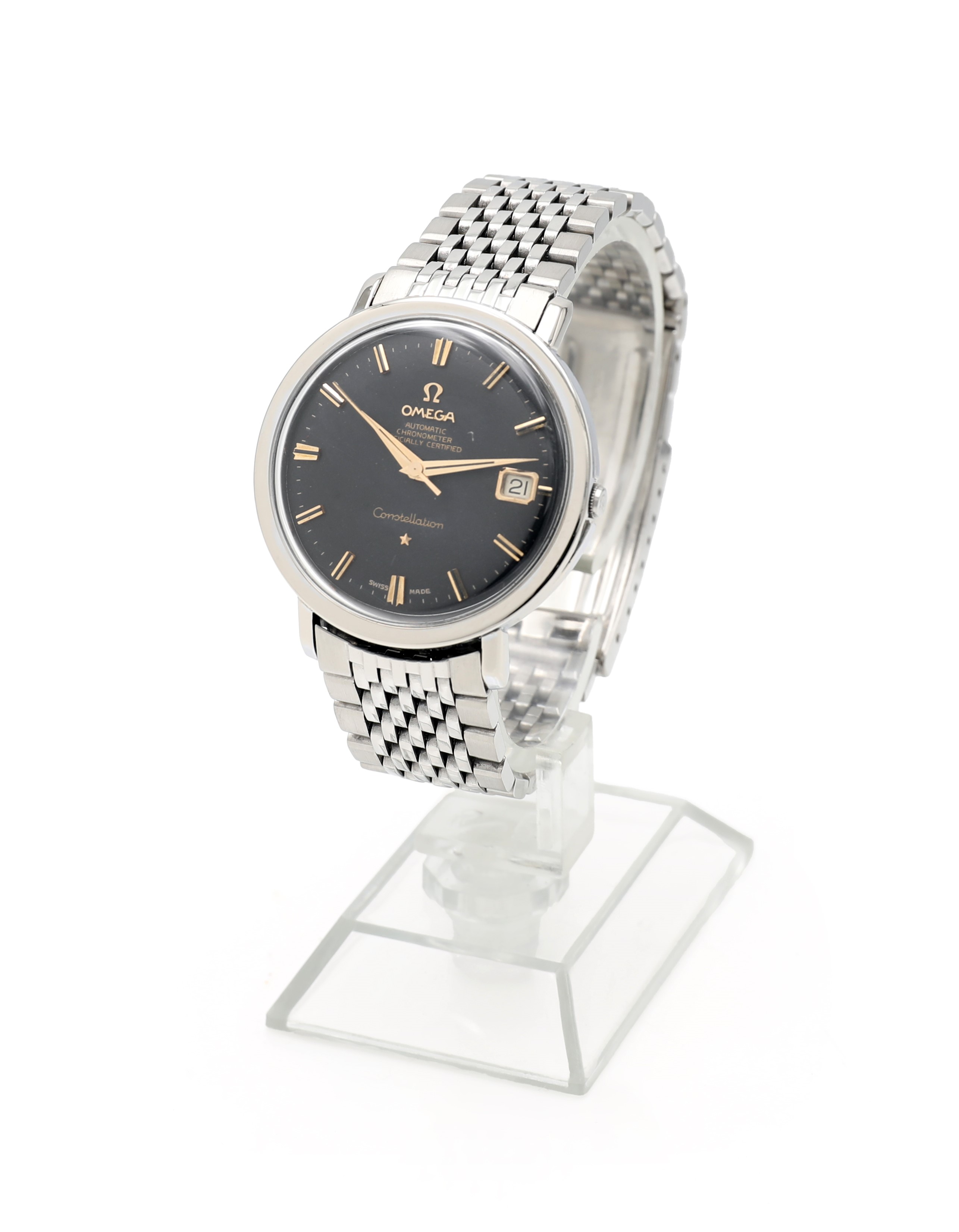 Orologio Omega Constellation, acciaio, movimento automatico, ref. 168004