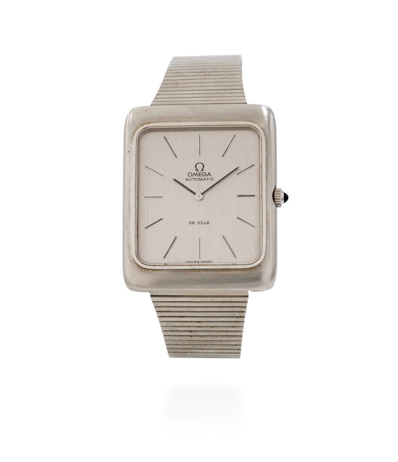 Omega, De Ville Tank in acciaio, movimento manuale, ref. 5110503