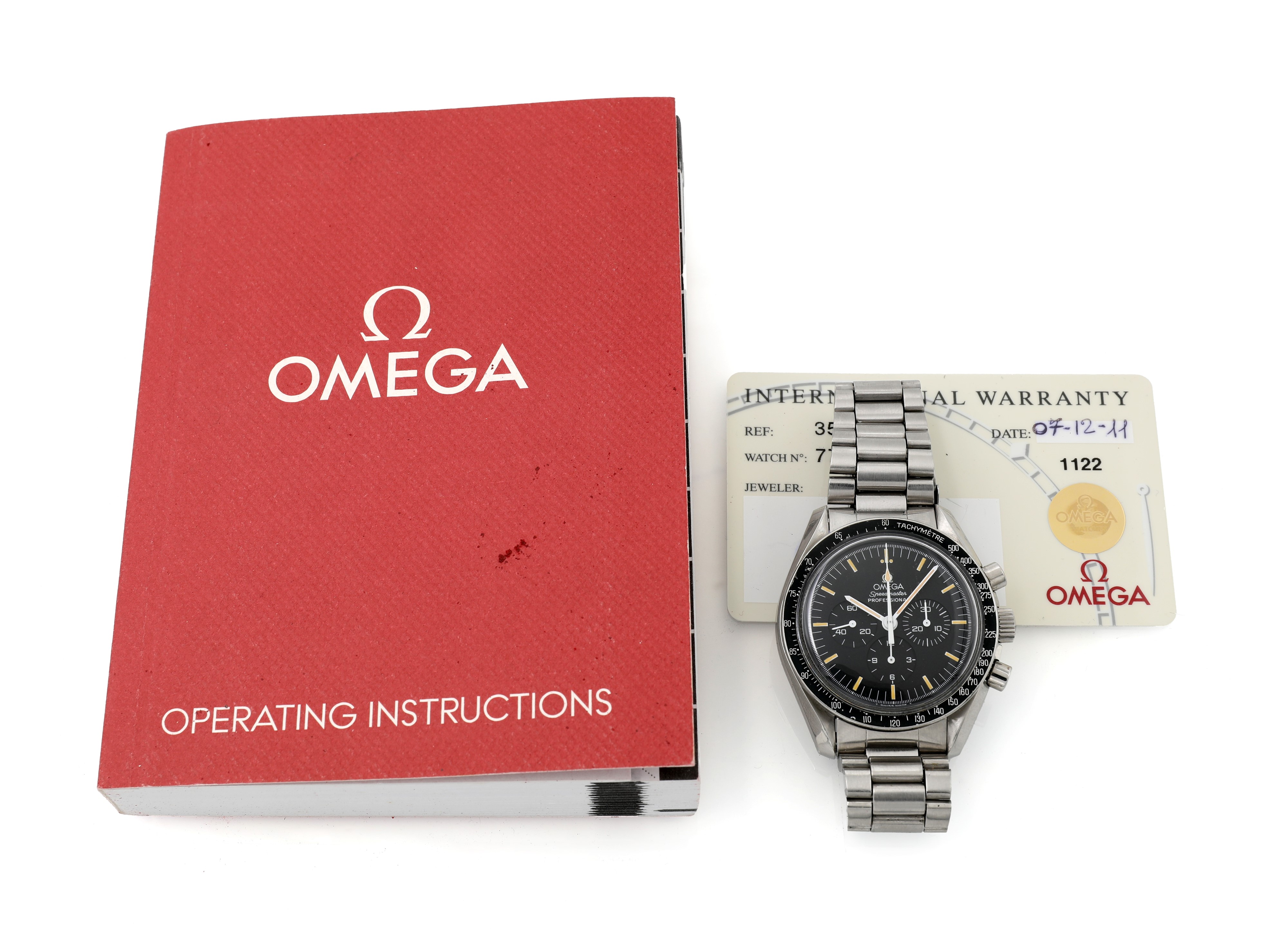 Omega speedmaster Moonwatch Professional in acciaio