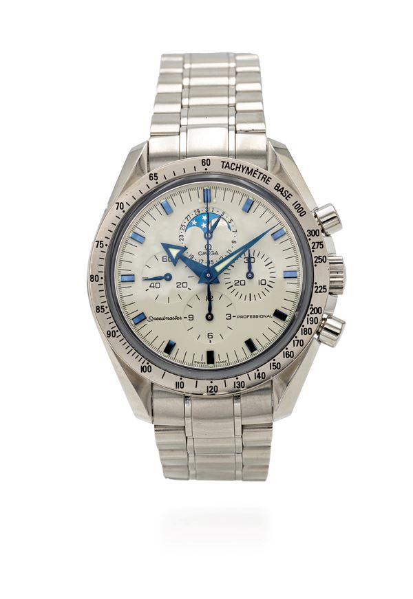 Omega Speedmaster Moonphase in acciaio