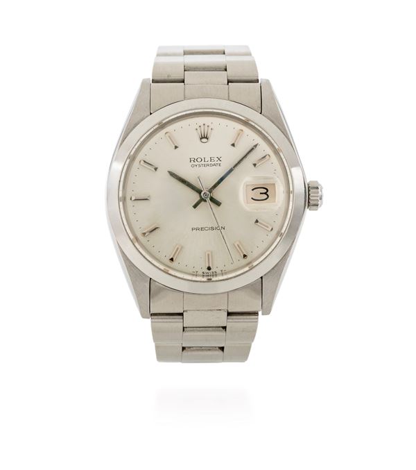 Rolex precision oyster date in acciaio  (anni '70)  - Asta Importanti Orologi da Polso e da Tasca - Casa d'Aste Arcadia