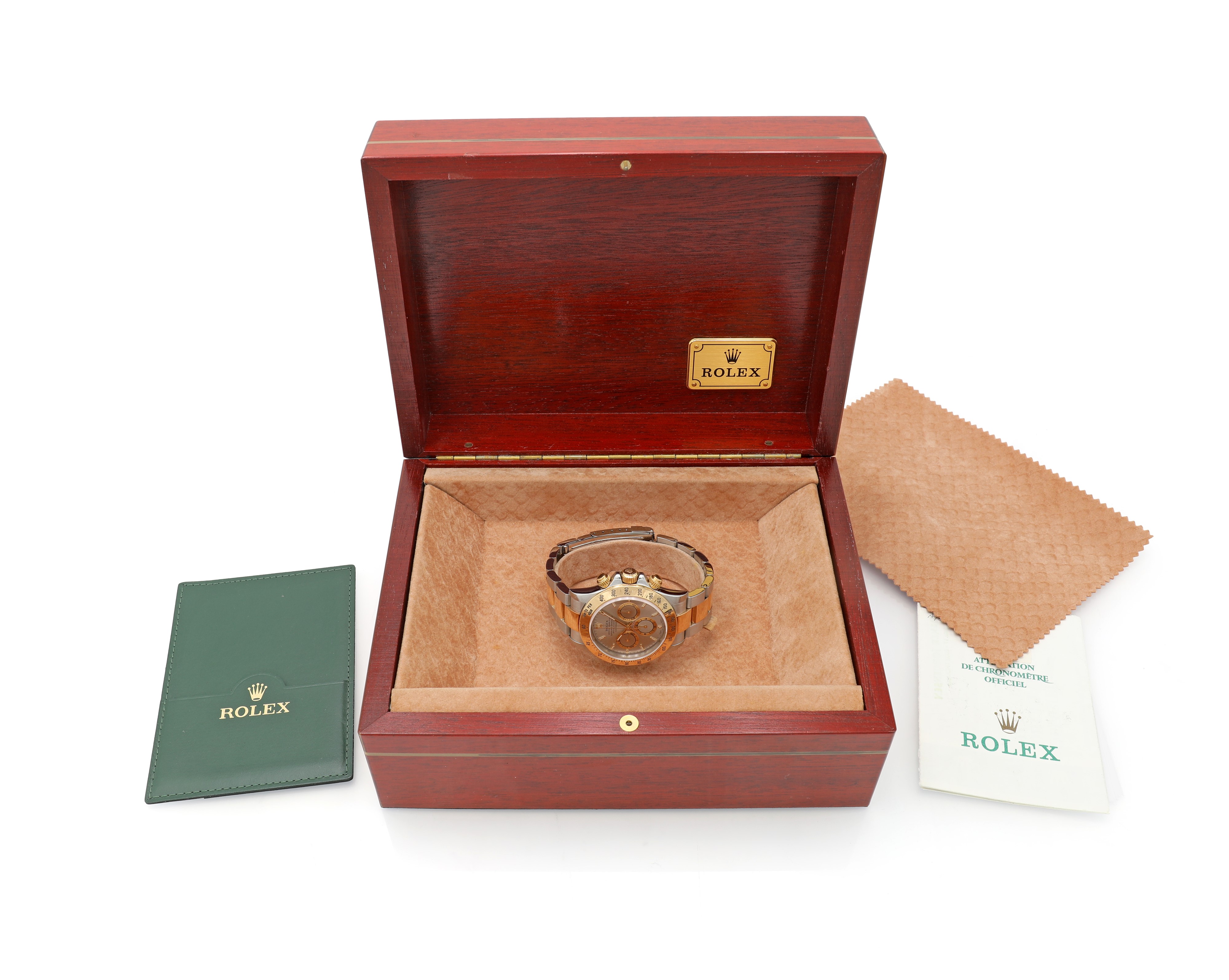 Rolex, Daytona in acciaio e oro (Ref. 16523) con movimento Zenith cal. 4130