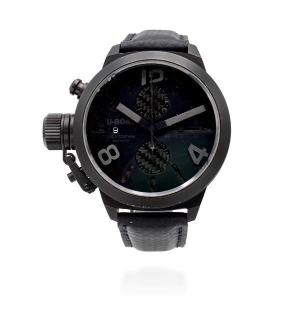 UBOAT crono militare 100 m in acciaio pvd nero