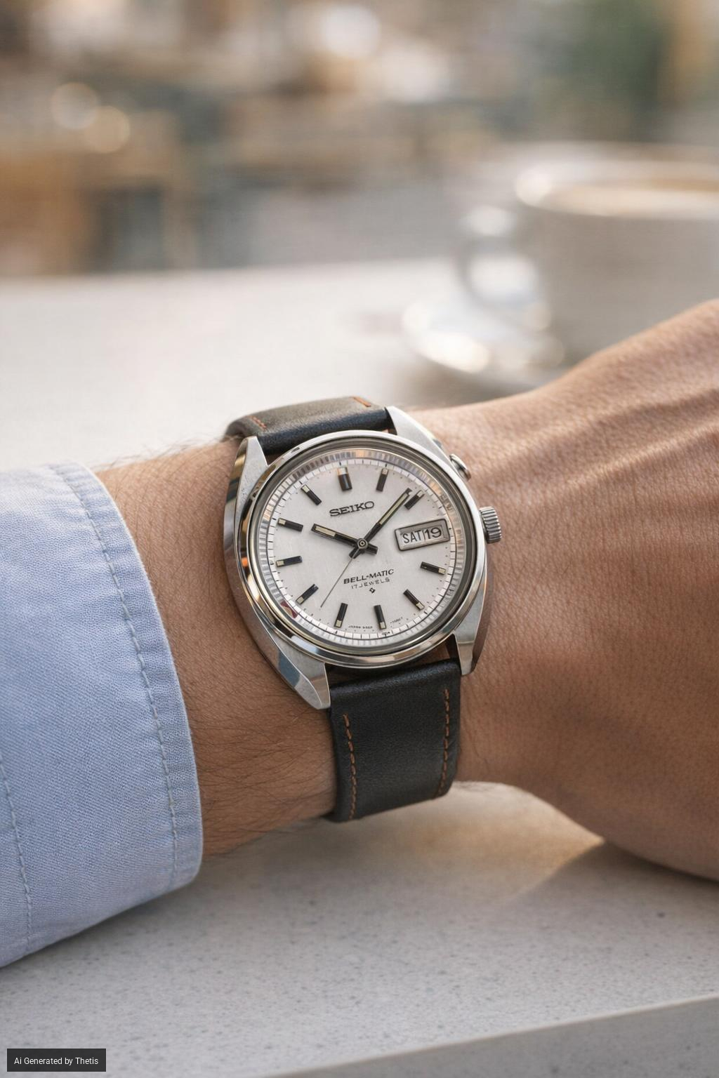 Seiko Bellmatic weekdater in acciaio