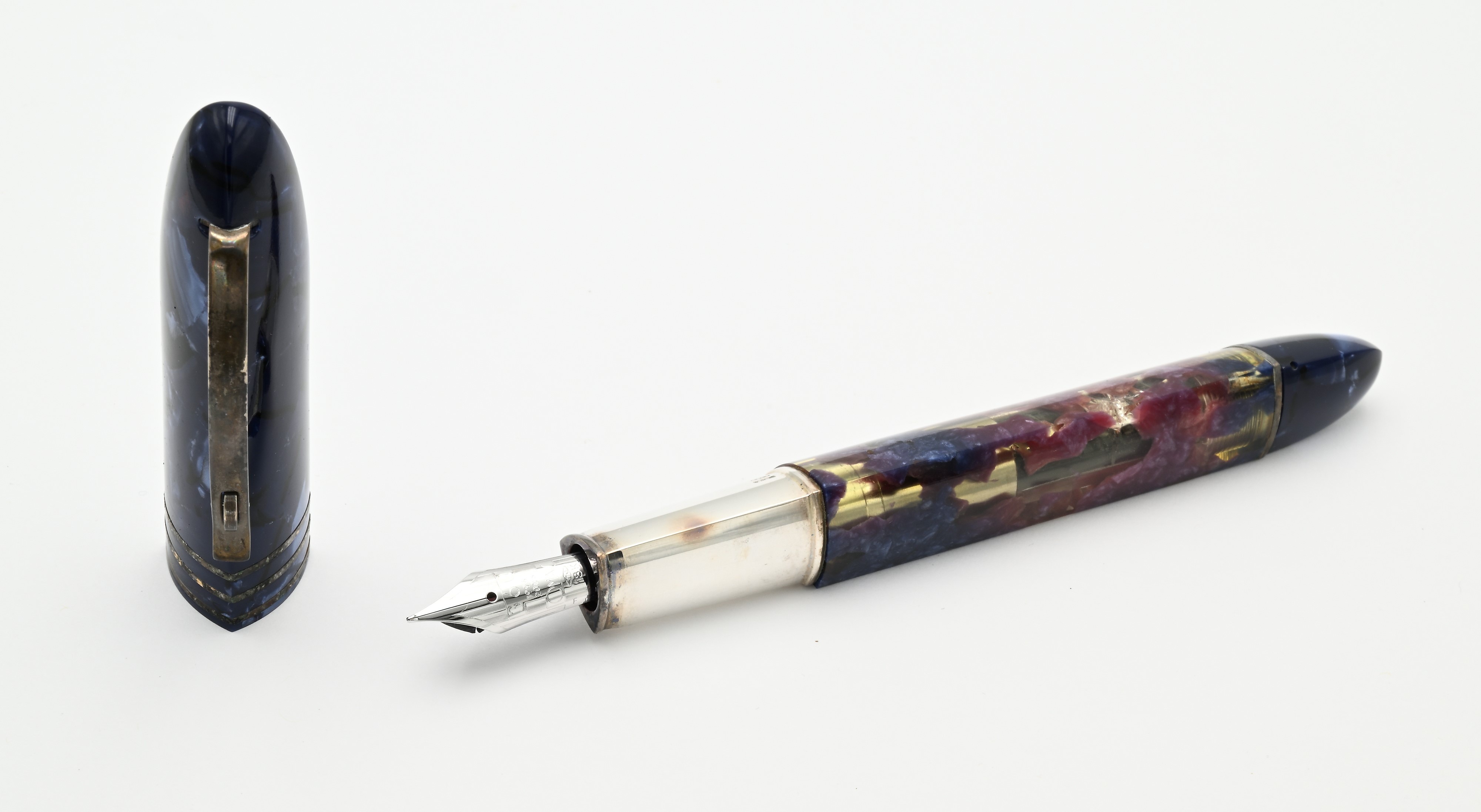 Omas, 360 Lucens Limited Edition (1996/2006) – penna stilografica in celluloide con finiture high...