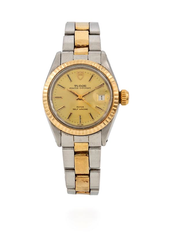 Tudor Princess oysterdate in oro e acciaio