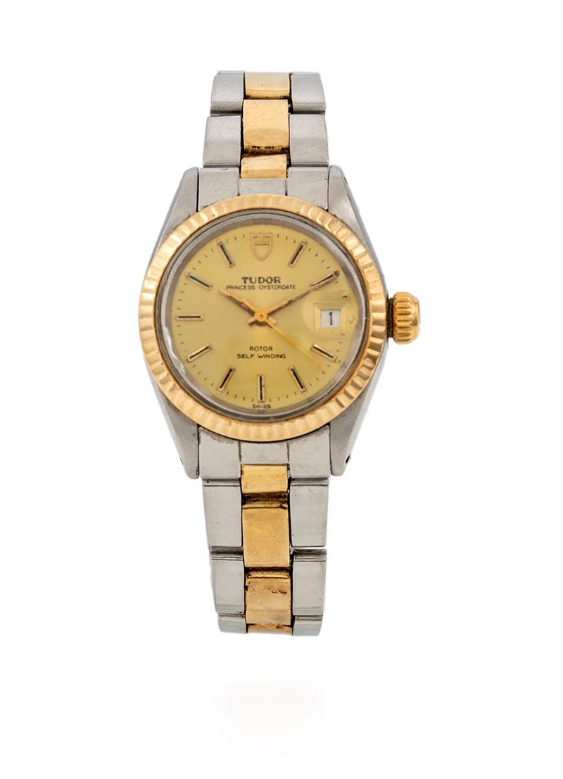 Tudor Princess oysterdate in oro e acciaio