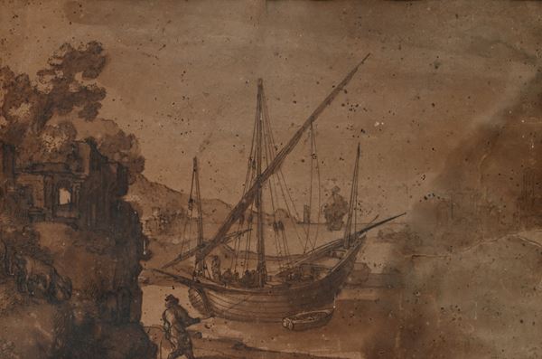 Studio di barche e figure