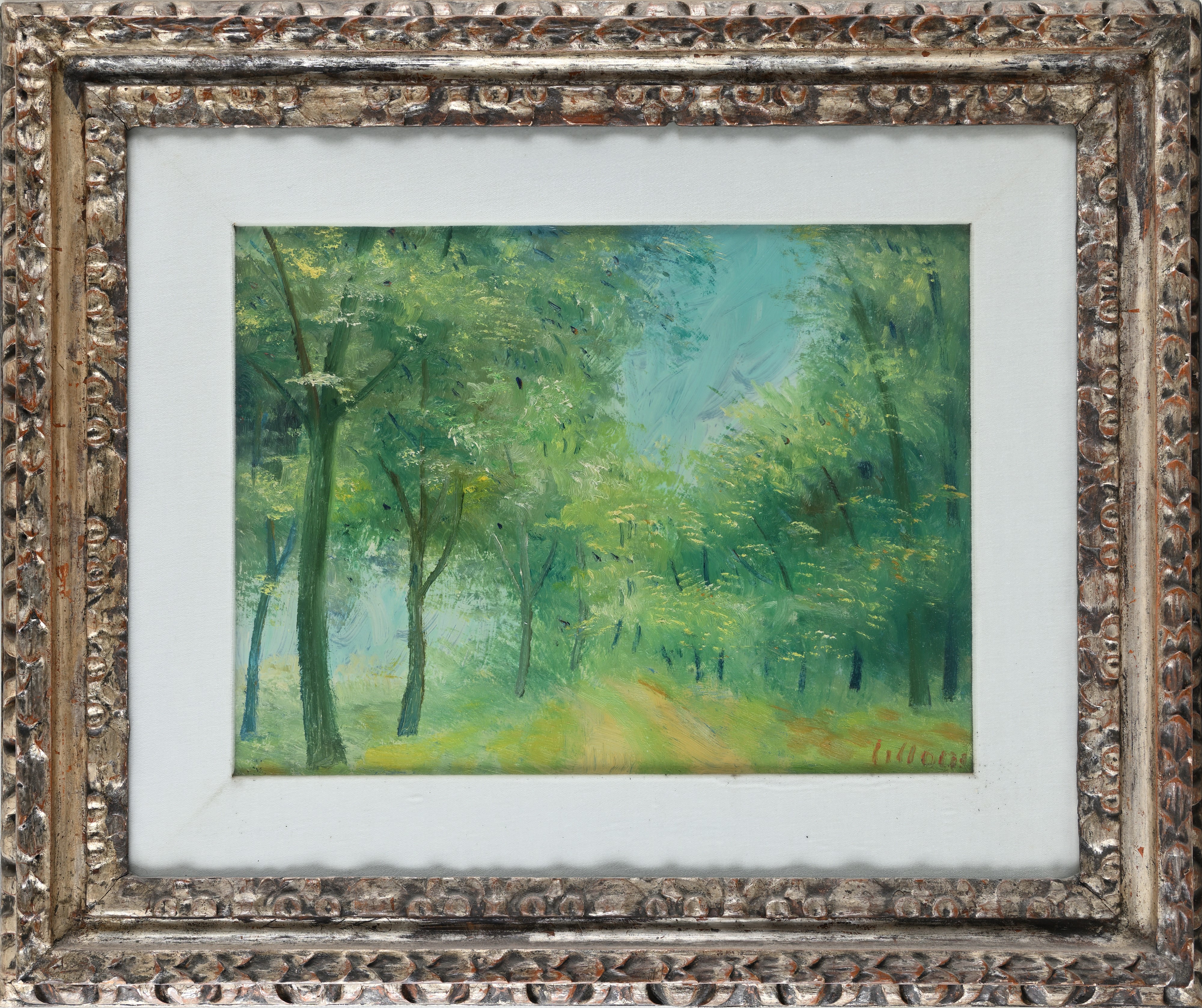 Umberto Lilloni - Autunno a Parma, olio su tela (1967)