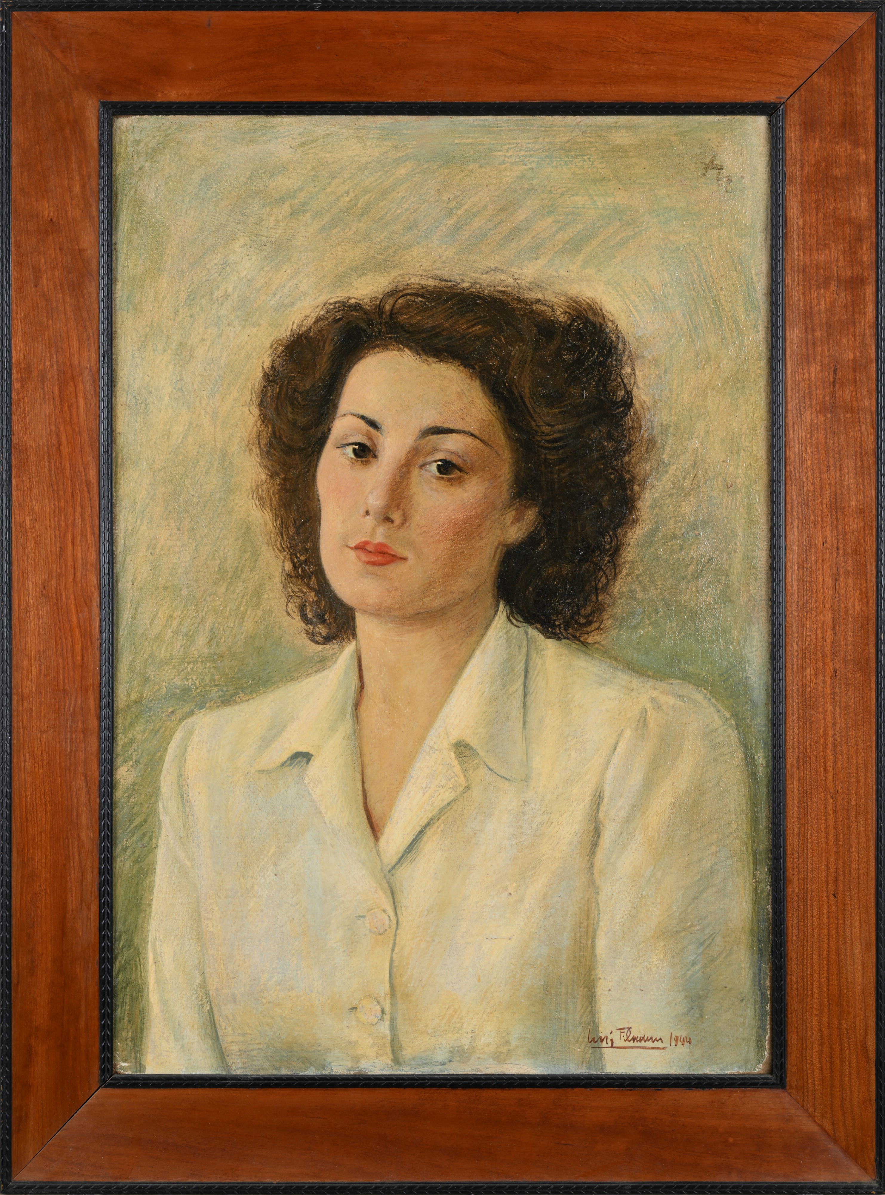 Luigi Filocamo - Due ritratti, olio su tela (1944)