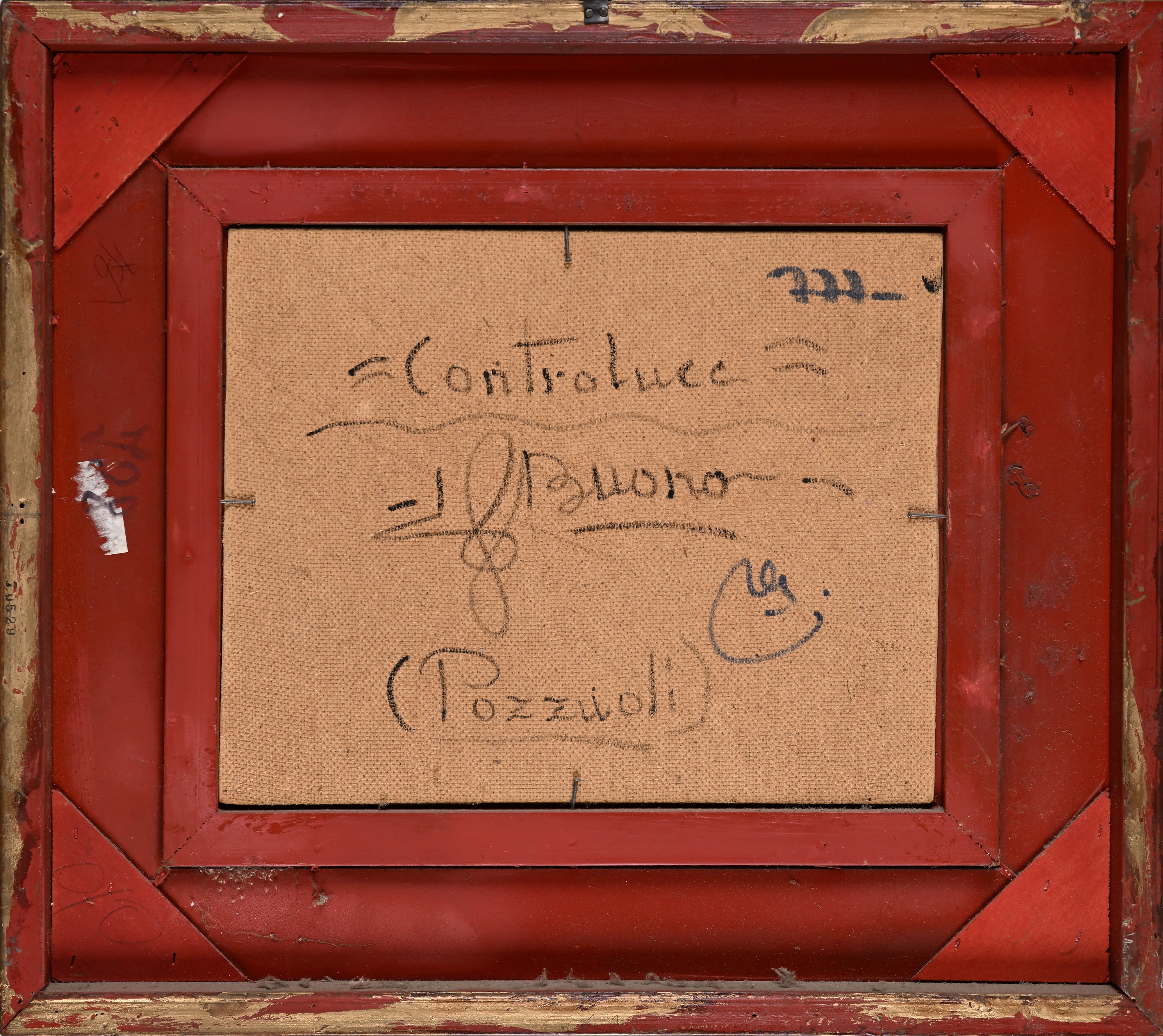 Leon Giuseppe Buono - Barche di pescatori nei pressi di Pozzuoli