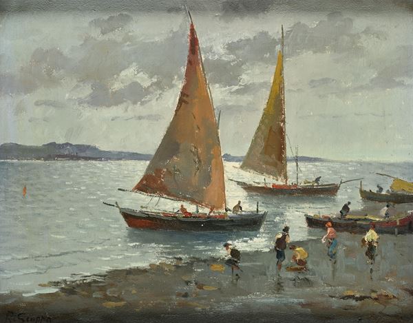 Barche di pescatori a Napoli