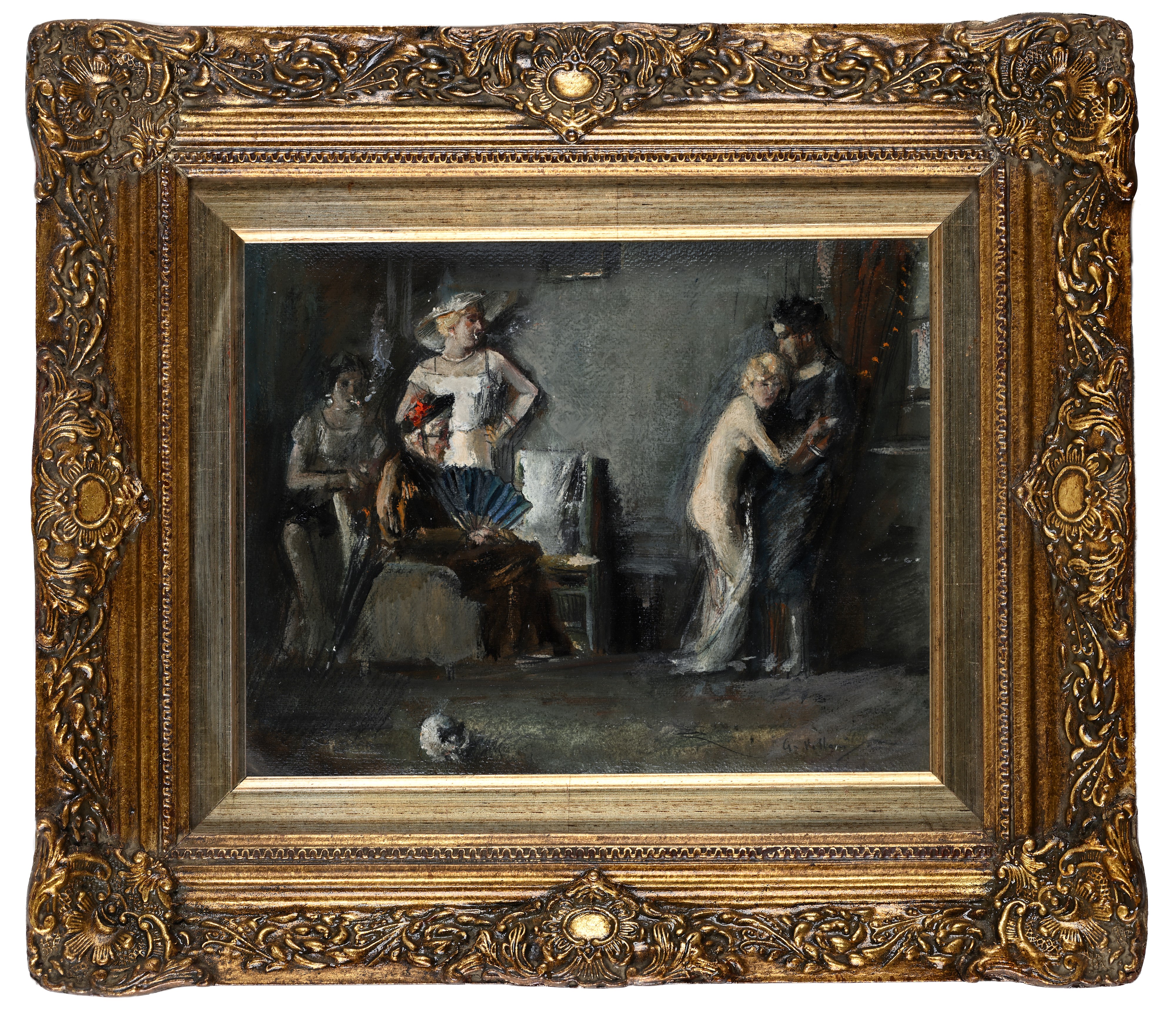 Gennaro Villani - Figure in un interno