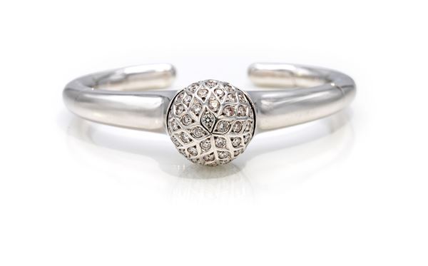 Mauboussin bracciale a manetta in oro brillanti
