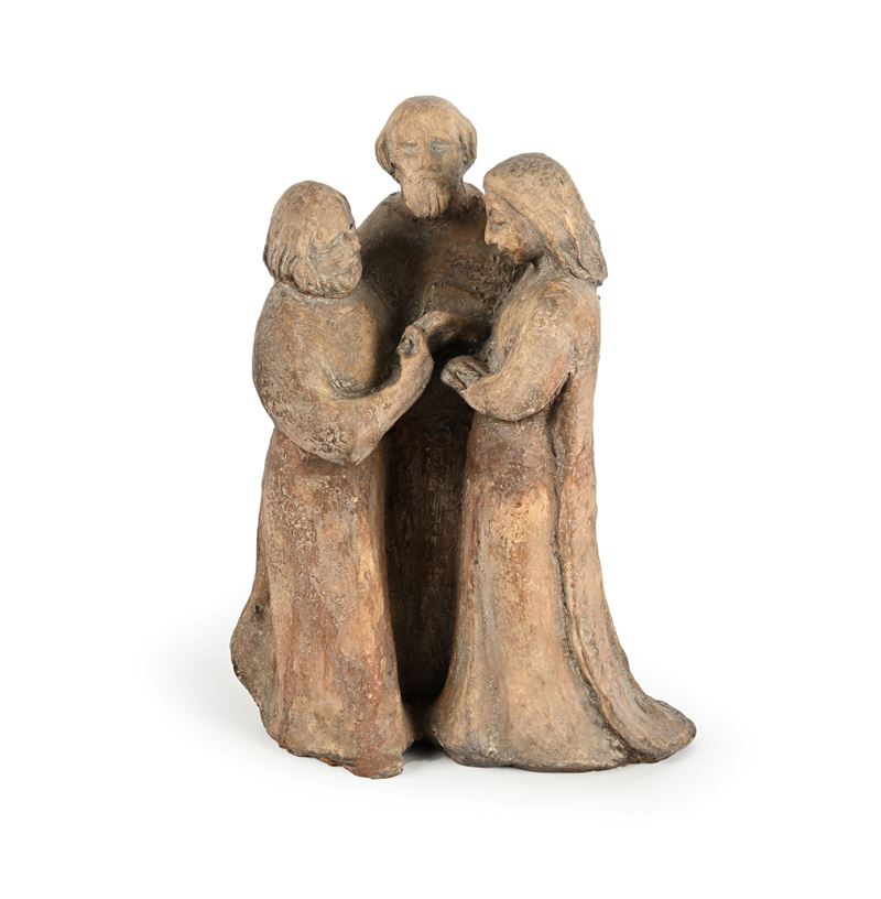 Scultore Fine XIX/inizi XX Secolo - La promessa