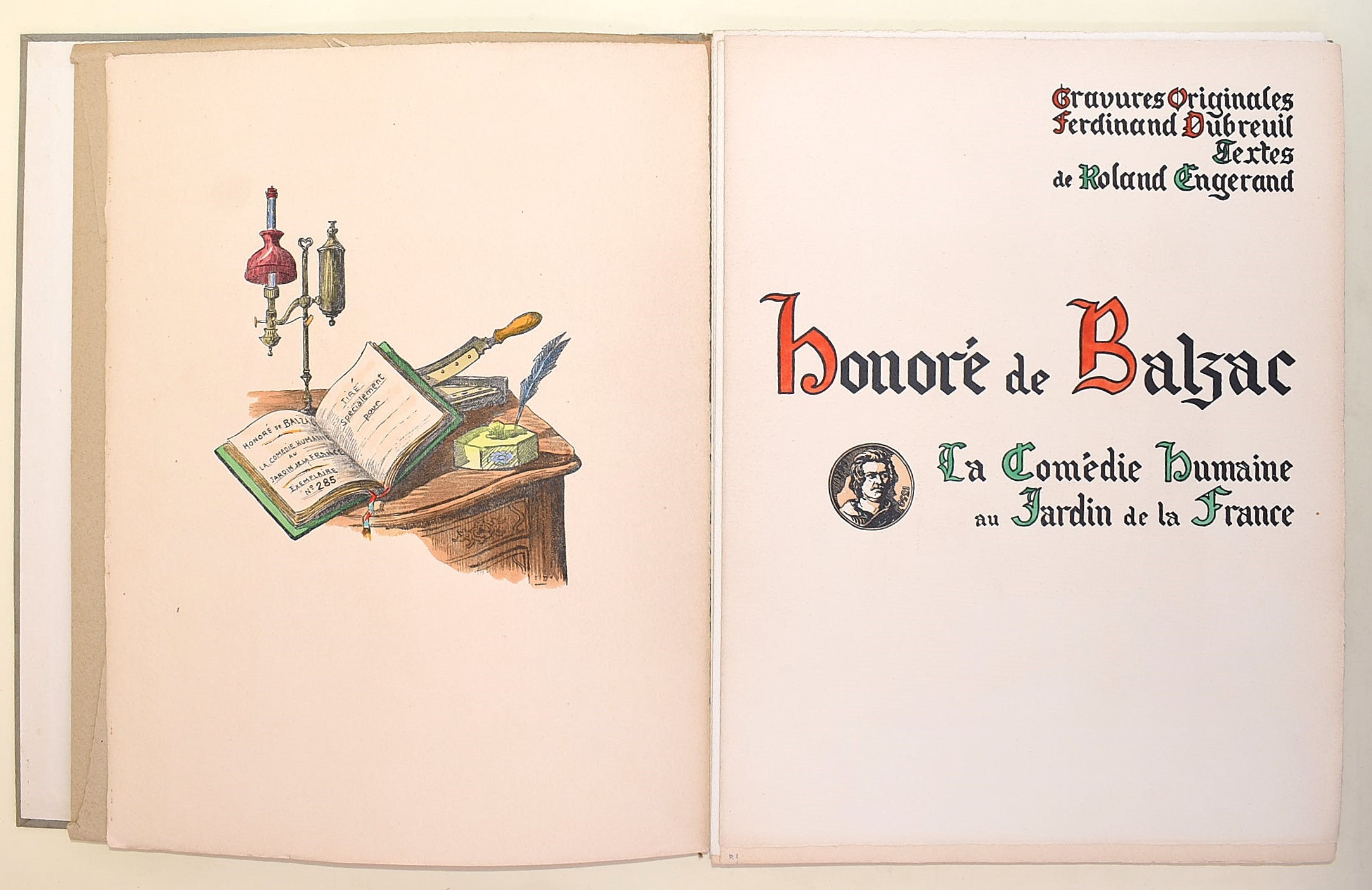 de Balzac, Honoré: La Comédie humaine au Jardin de la France, 1949 - n. 285/350