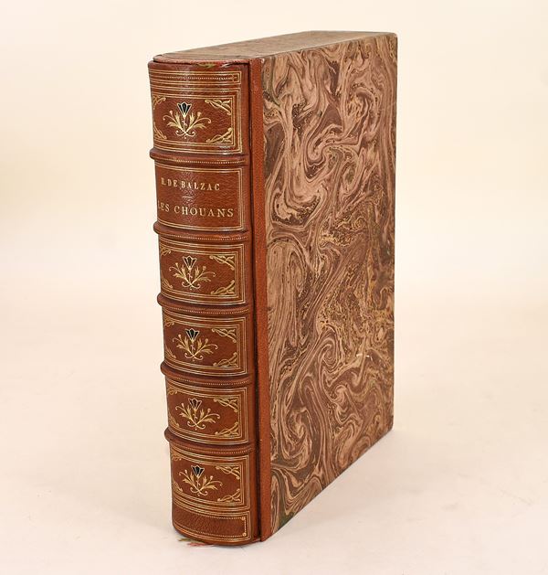 [Legatura - Marius Michel] de Balzac, Honoré: Les Chouans, 1889-1890 - n. 2/110