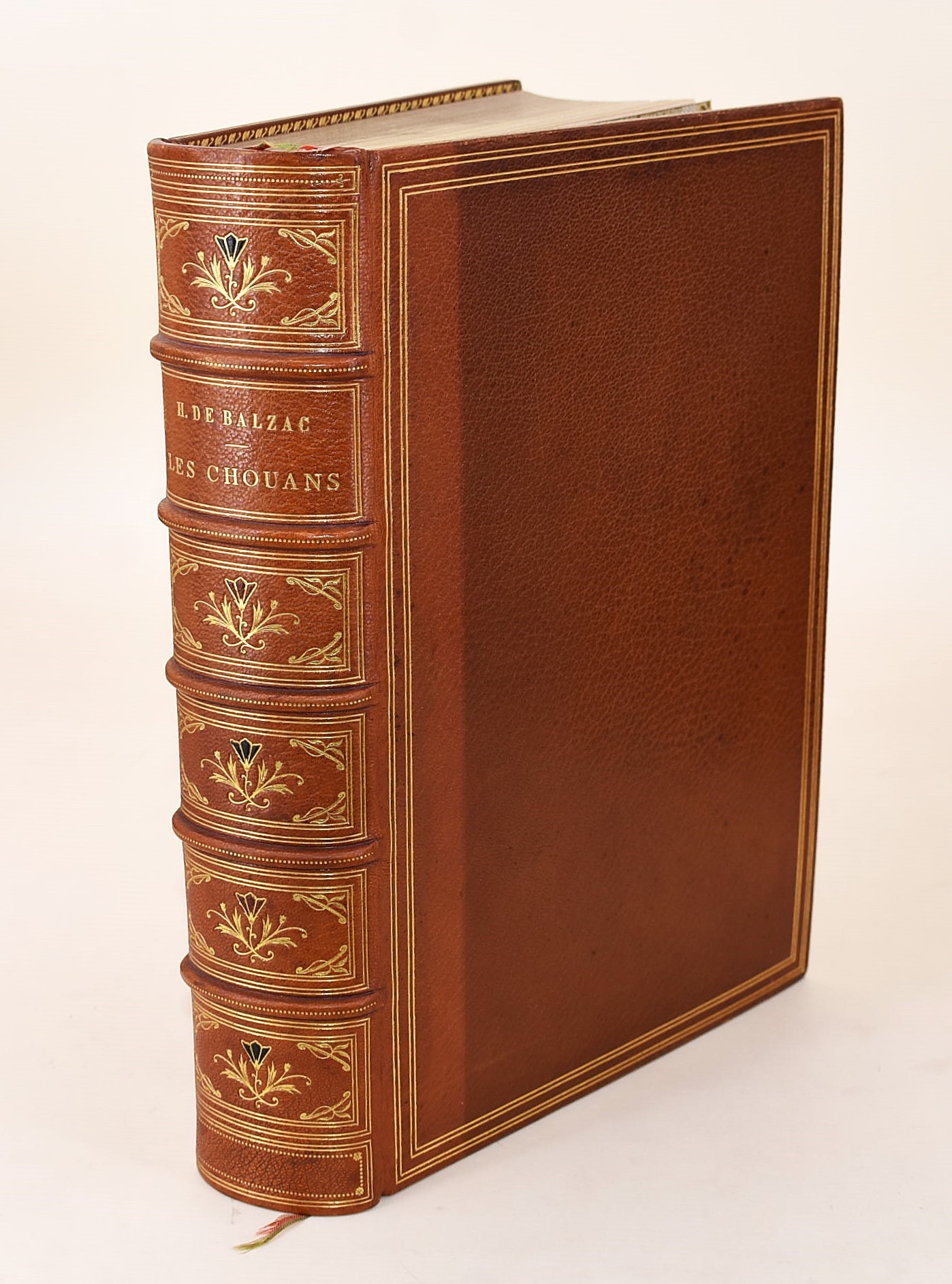 [Legatura - Marius Michel] de Balzac, Honoré: Les Chouans, 1889-1890 - n. 2/110