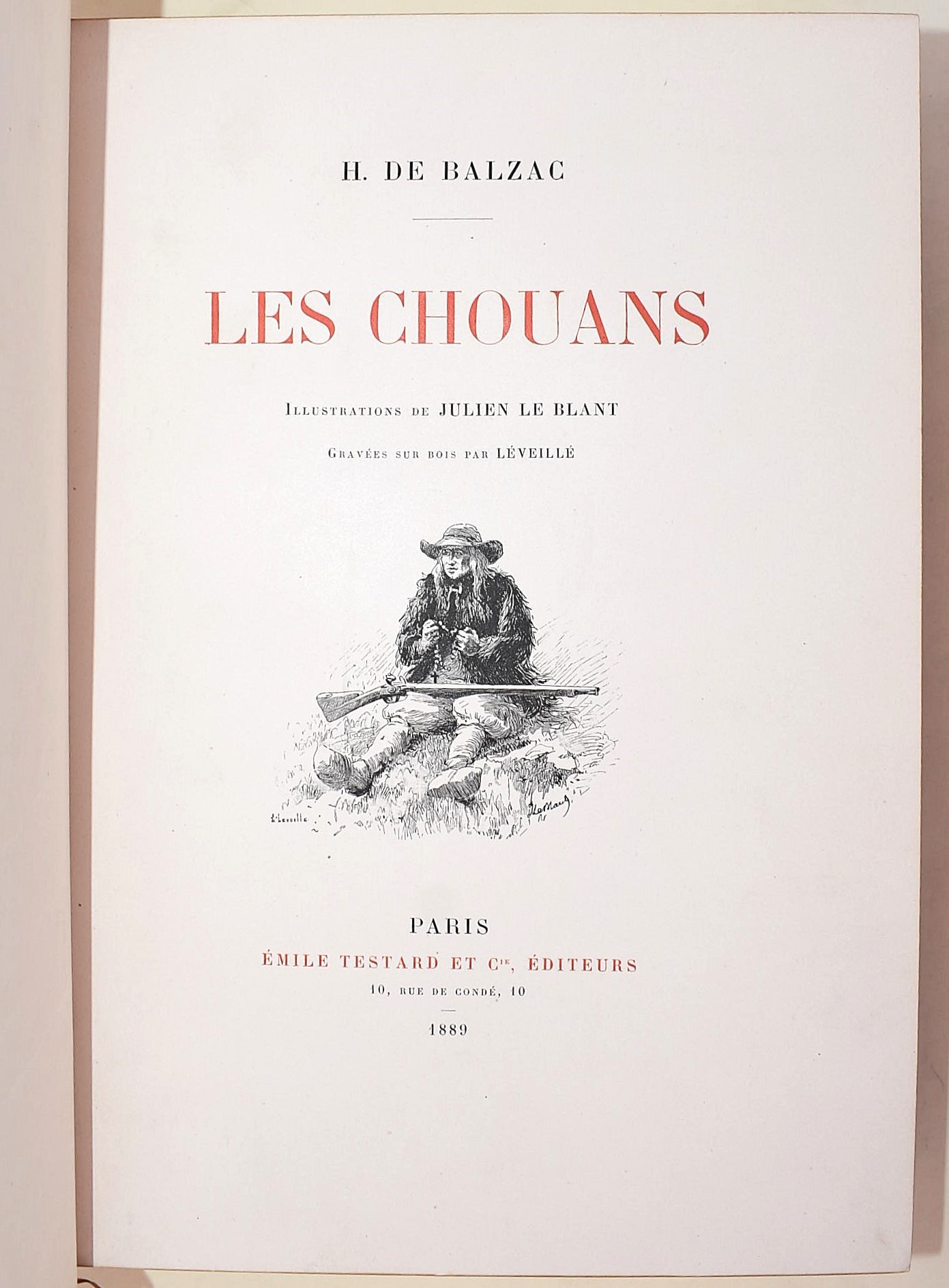 [Legatura - Marius Michel] de Balzac, Honoré: Les Chouans, 1889-1890 - n. 2/110