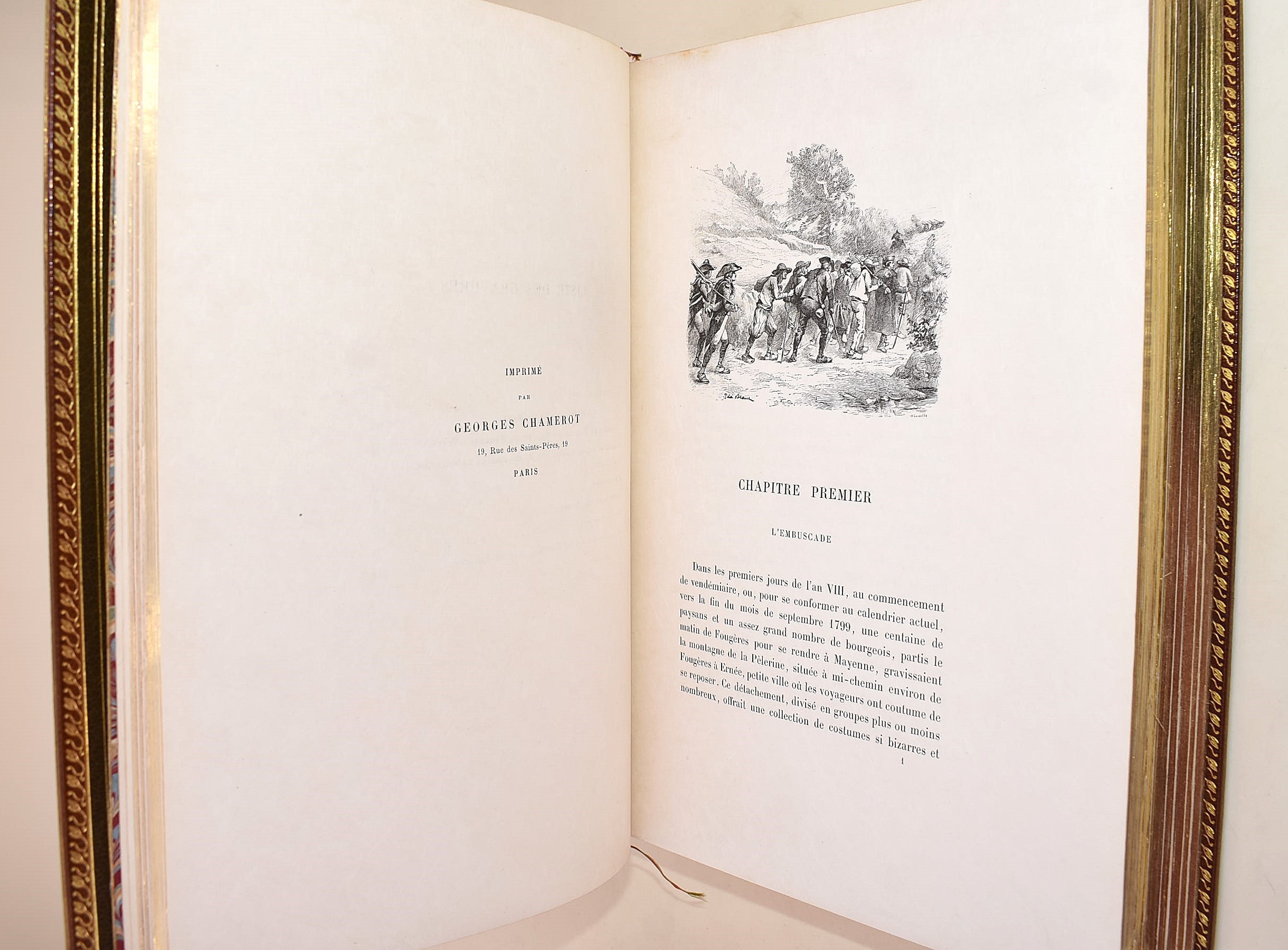 [Legatura - Marius Michel] de Balzac, Honoré: Les Chouans, 1889-1890 - n. 2/110
