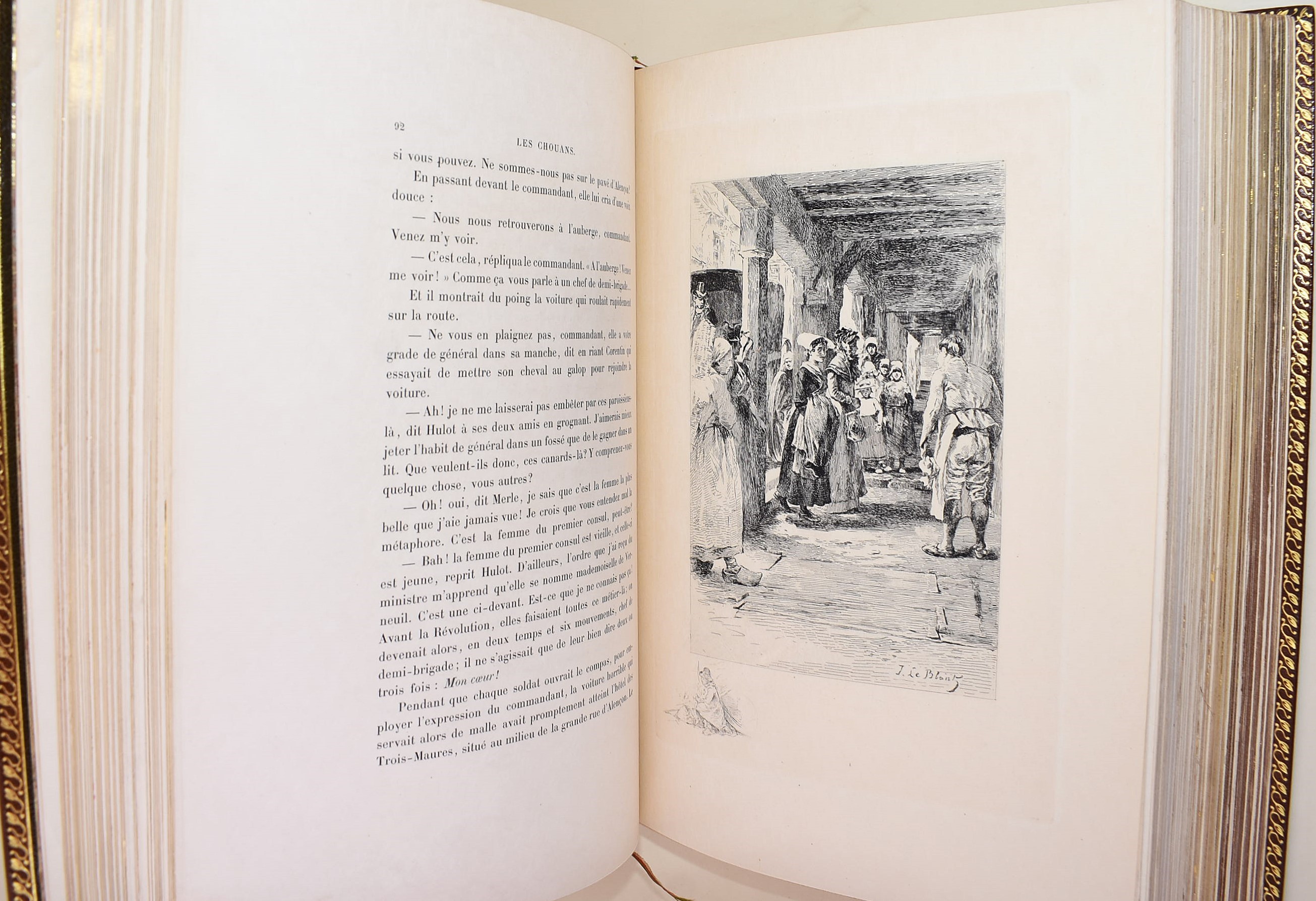 [Legatura - Marius Michel] de Balzac, Honoré: Les Chouans, 1889-1890 - n. 2/110
