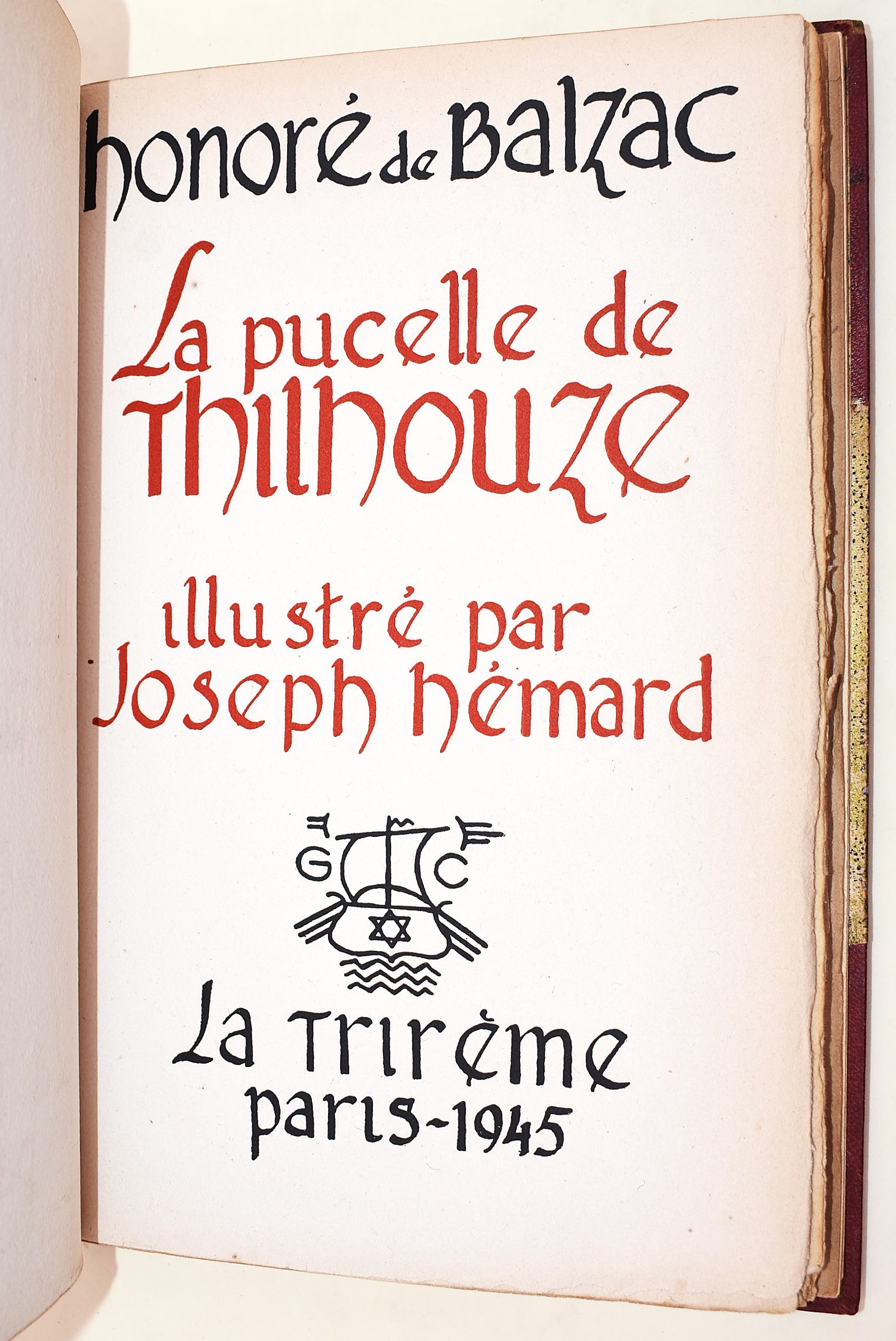 de Balzac, Honoré: La Pucelle de Thilhouze, 1945 - n. 94/180