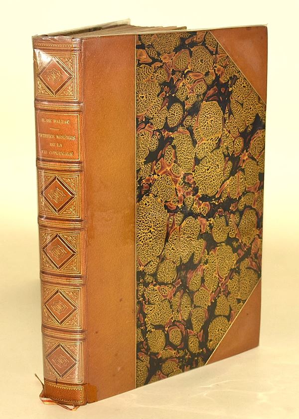 [Legatura - V. Champs] de Balzac, Honoré: Petites misères de la vie conjungale, s.d. (1845)