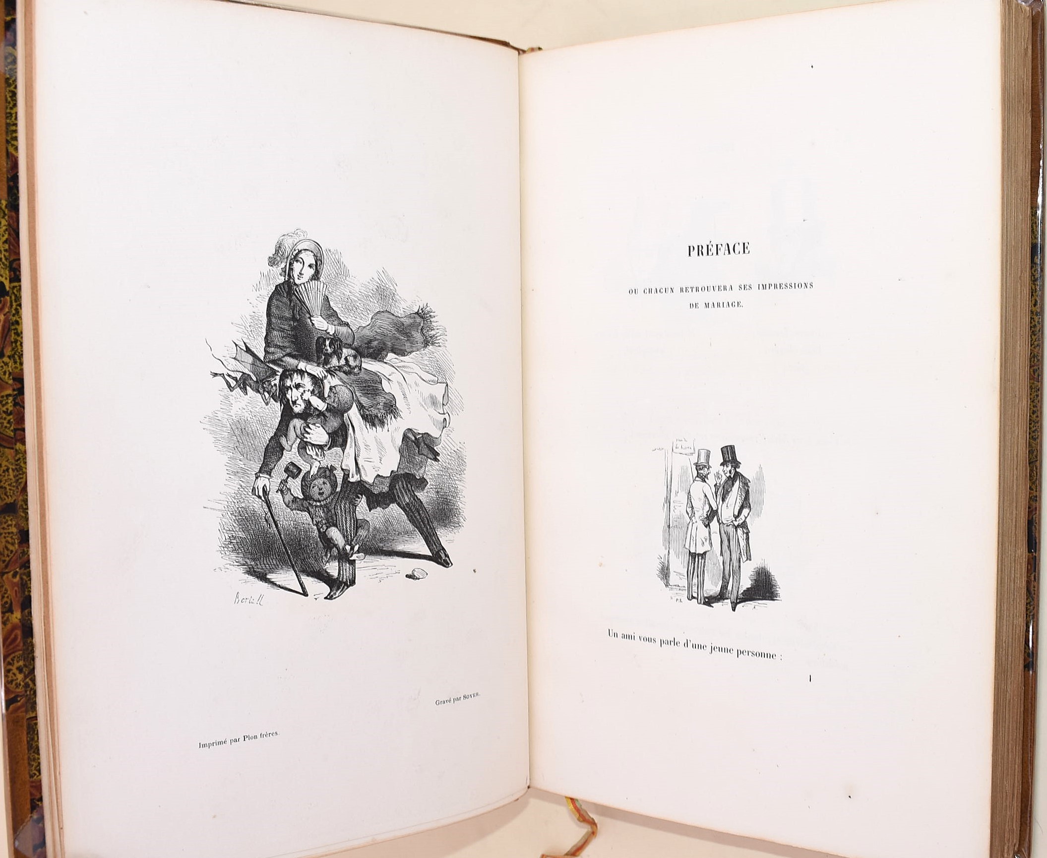 [Legatura - V. Champs] de Balzac, Honoré: Petites misères de la vie conjungale, s.d. (1845)